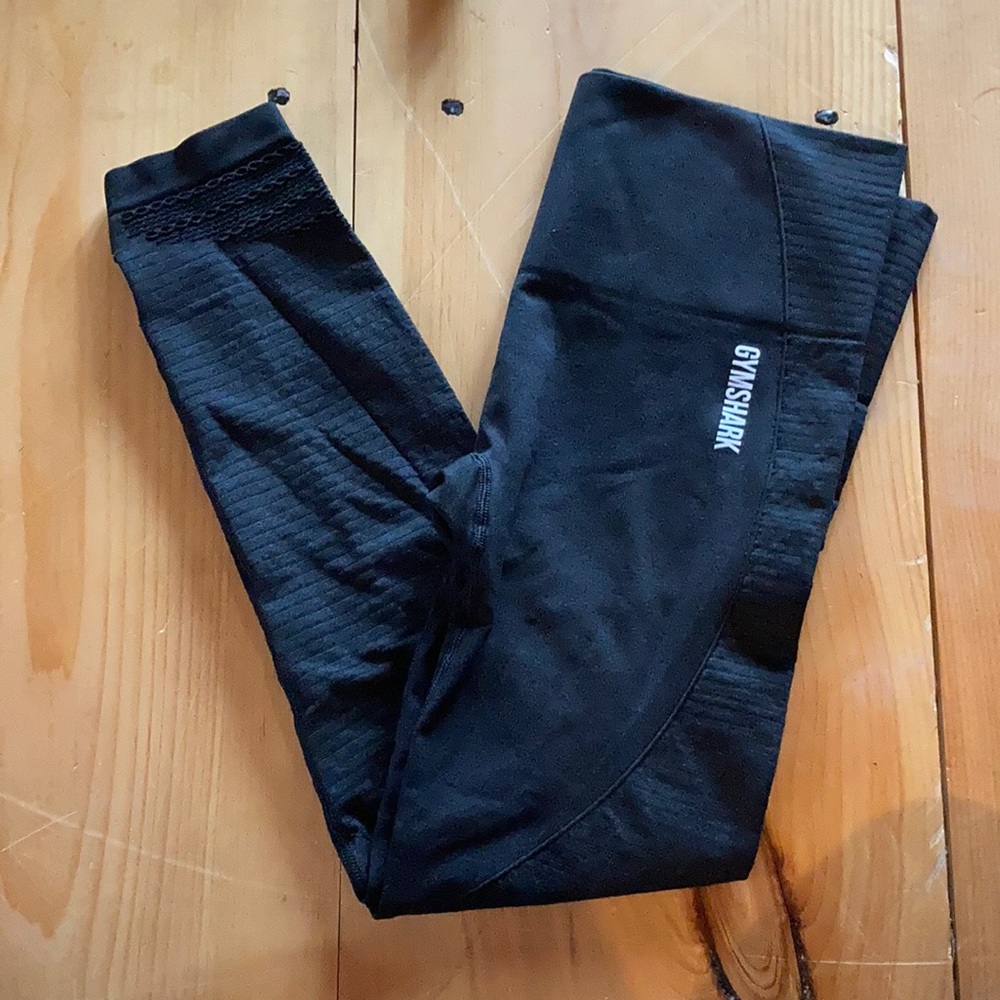 Black Seamless Gymshark leggings Medium